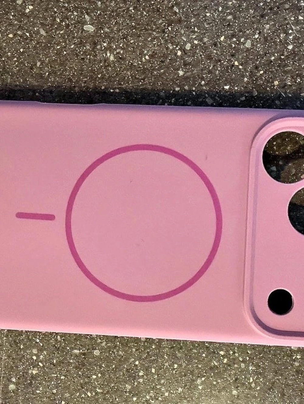 MIRACASE Magnetic Liquid Silicone Case with MagSafe Pink Phone Case Like New